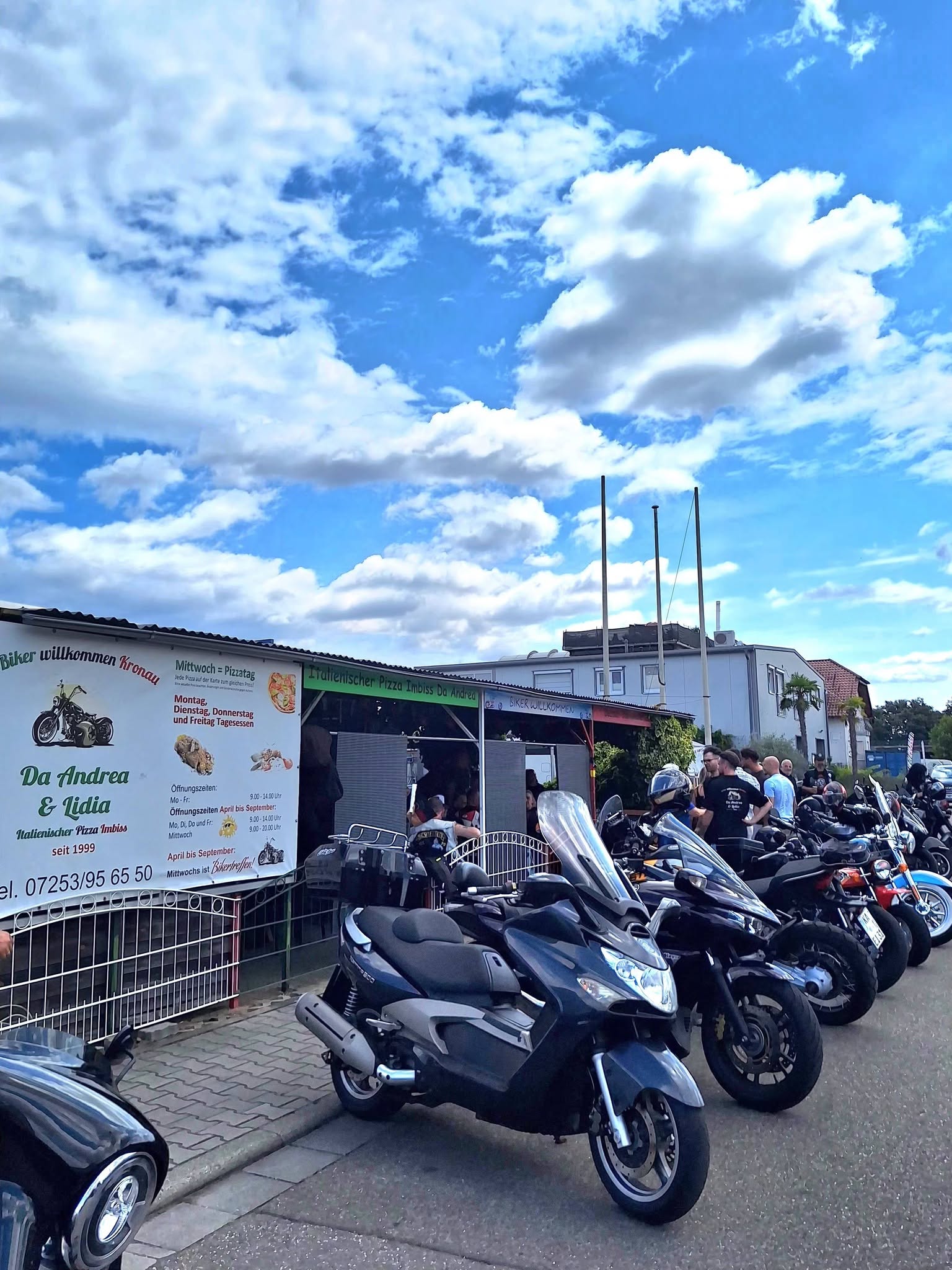 Impressionen vom Bikertreffen bei Da Andrea & Lidia